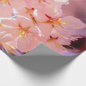 魅力的桜の花の束春 ラッピングペーパー (角)