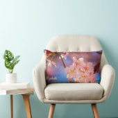 魅力的桜の花の束春 ランバークッション (椅子)