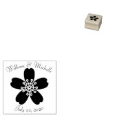 魅力的桜木製の発表切手 ラバースタンプ (押印)