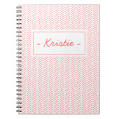 魅力的模様（サンゴ） ノートブック (正面)