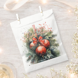 魅力的水モダン色クリスマス フェイバーバッグ