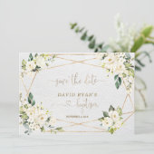 魅力的水彩青フローラ金ゴールドバプテスマ セーブザデート (スタンド正面)