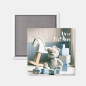 魅力的玩具付きキッズルーム マグネット (正面/裏面)