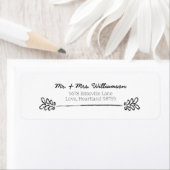 魅力的結婚差出人住所ラベル ラベル (インサイチュ)