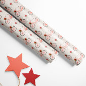 魅力的自転車と花 ラッピングペーパー