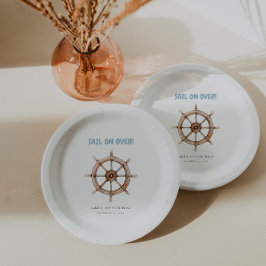 魅力的航海の誕生日 ペーパープレート