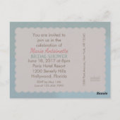 魅力的花 – 葉書/出欠/招待状 ポストカード (裏面)