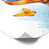 魅力的視線:キリンお洒落の子供 ポスター (角)