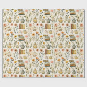 魅力的読と茶 ラッピングペーパー (フラット)