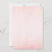 魅力的赤面ゾウ赤ちゃんシャワー招待状 招待状 (裏面)