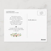 魅力的赤面フローラ卒業発表 ポストカード (裏面)