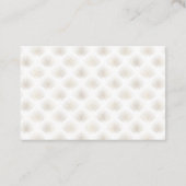 魅力的金ゴールド素晴らしギャツビーアールデコ1920sウェブサイト 名刺 (裏面)