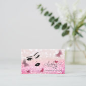 魅力的魅力的モダンな官能的な女の子の顔 名刺 (スタンド正面)