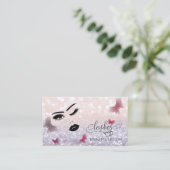 魅力的魅力的モダンな官能的な女の子の顔 名刺 (スタンド正面)