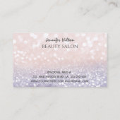 魅力的魅力的モダンな官能的な女の子の顔 名刺 (裏面)