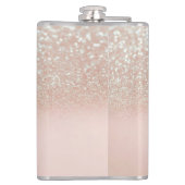 魅力的，ティアラ，プリンセス,グリッター《写真》ぼけ味 フラスク (裏面)