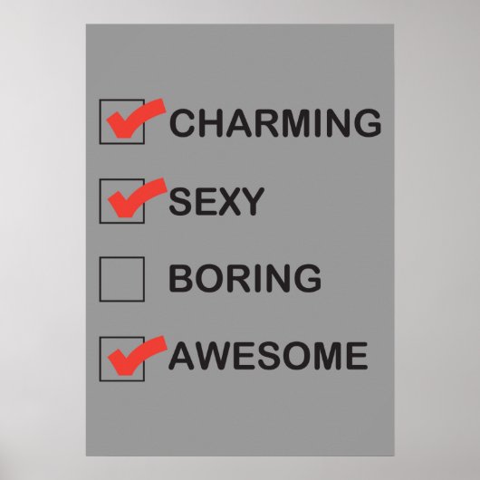 魅力的 ポスター (正面)