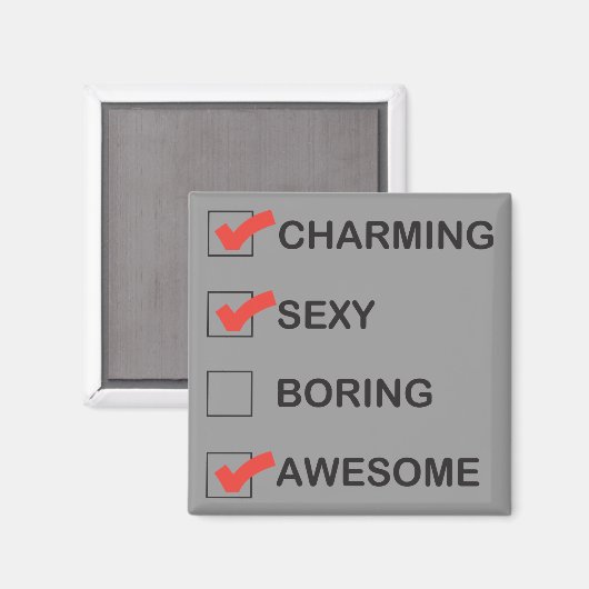 魅力的 マグネット (正面/裏面)