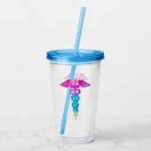 魅力的&医用ロカラフルゴデザイン アクリルタンブラー (裏面)