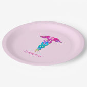 魅力的&医用ロカラフルゴデザイン ペーパープレート (アングル)