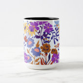 魅力的&鮮度モダンフローラ ツートーンマグカップ (中央)