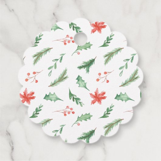 魅力的(鳥)ショウジョウコウカンチョウ鳥メッセージカード フェイバータグ (裏面)