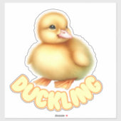 魅力的Duckling -子供部屋 シール (シート)