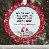 魅力的Gnoel格言Our Home Greeting Christmas オーナメントカード