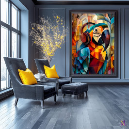 魅力的Parrot - Cubist DJ of the Jungle ポスター