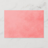 魅力的's結婚アコモデーションズピンクフローラ エンクロージャーカード (裏面)
