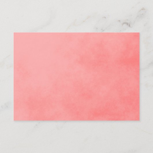 魅力的's結婚アコモデーションズピンクフローラ エンクロージャーカード (裏面)