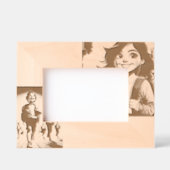 魅力的Schoolgirl and Boy – 教室お洒落 レーザー彫刻フレーム (正面)