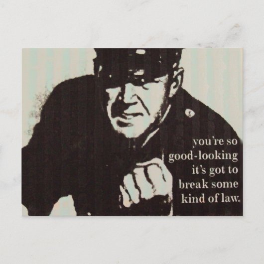 魅力警察 ポストカード (正面)