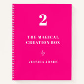 魅力魔法スタイリッシュ創造箱の法則 ノートブック (正面)