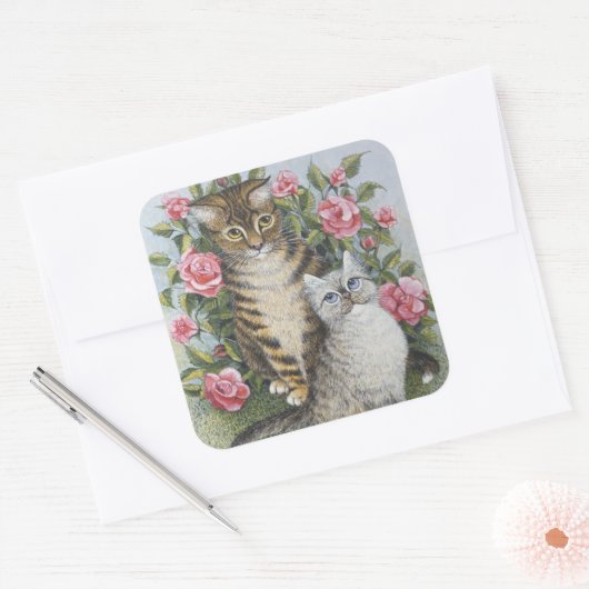 魅力 スクエアシール (封筒)