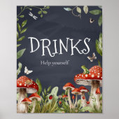 魅惑お洒落の森のキノコ飲料 ポスター (正面)