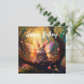 魅惑お洒落の森のハッピーバースデー カード (スタンド正面)