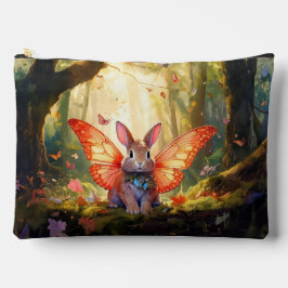 魅惑お洒落の森の中のバニー アクセサリーポーチ