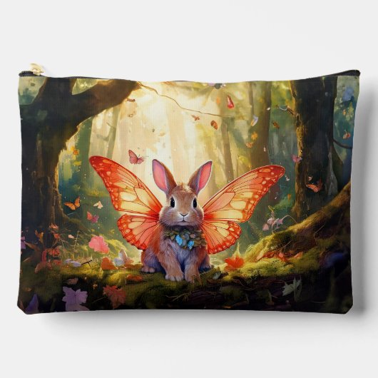 魅惑お洒落の森の中のバニー アクセサリーポーチ (正面)