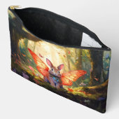 魅惑お洒落の森の中のバニー アクセサリーポーチ (見開き)