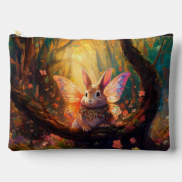 魅惑お洒落の森の中のバニー アクセサリーポーチ