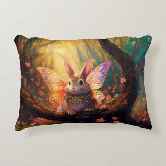 魅惑お洒落の森の中のバニー アクセントクッション (正面)