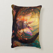 魅惑お洒落の森の中のバニー アクセントクッション (裏面(縦))