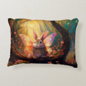 魅惑お洒落の森の中のバニー アクセントクッション (裏面)