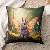 魅惑お洒落の森の中のバニー クッション (ブランケット)