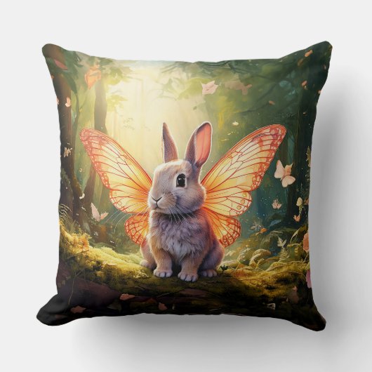 魅惑お洒落の森の中のバニー クッション (正面)