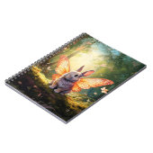 魅惑お洒落の森の中のバニー ノートブック (左側)