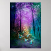 魅惑お洒落の森の蝶 ポスター (正面)