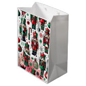 魅惑くるみクラッカーズホリデイテーマモチーフ ミディアムペーパーバッグ (裏面アングル)