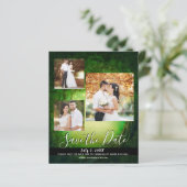 魅惑されたグリーン結婚フォレストの写真日付を保存 (スタンド正面)